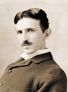 Portrett av Nikola Tesla, 1890